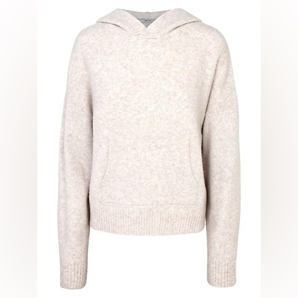 Greylin Women's Faith Heathered Cream Hooded Sweater - Picture 10 of 10